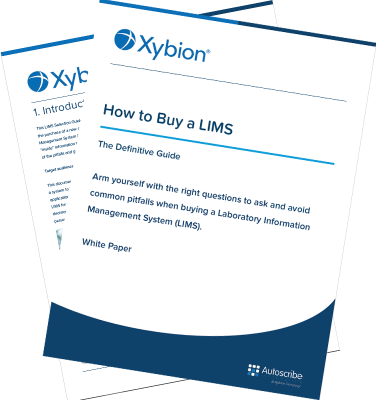 Picture of cover of white paper - How to buy a LIMS
